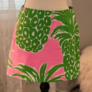 Lilly Pulitzer Pink Pout Flamingo skirt